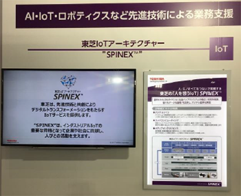 展示「AI・IoT・ロボティクスなど先端技術による業務支援」