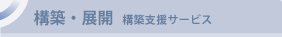 構築・展開 構築支援サービス